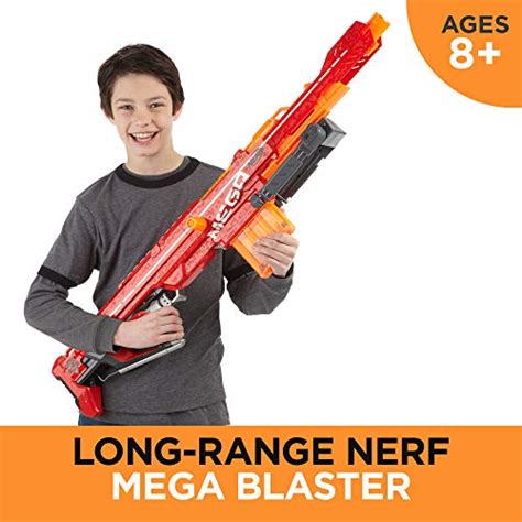 nerf mega centurion|Nerf A3700 Centurion Mega Toy Blaster with Folding Bipod, 6 .
